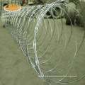 Hot dip Galvanized razor barbed wire fence